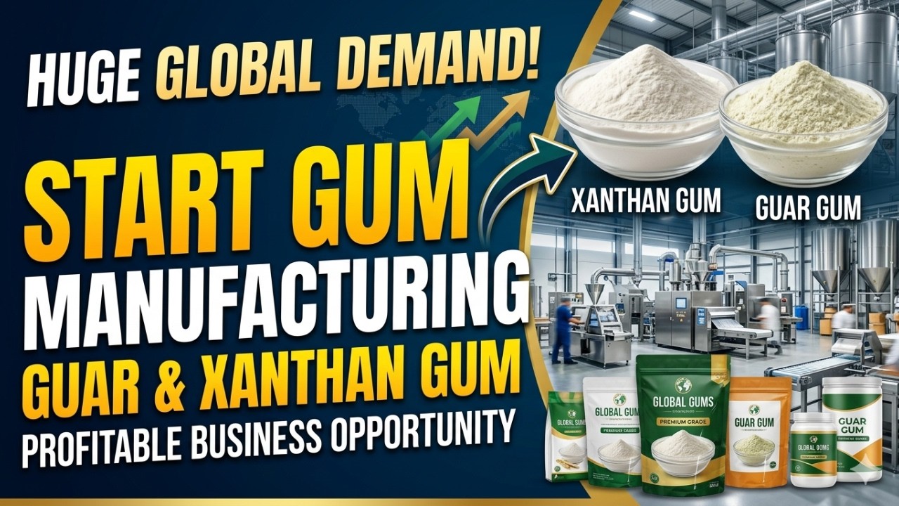 How to Start a Profitable Xanthan & Guar Gum Factory? Complete Setup Guidance - MBP