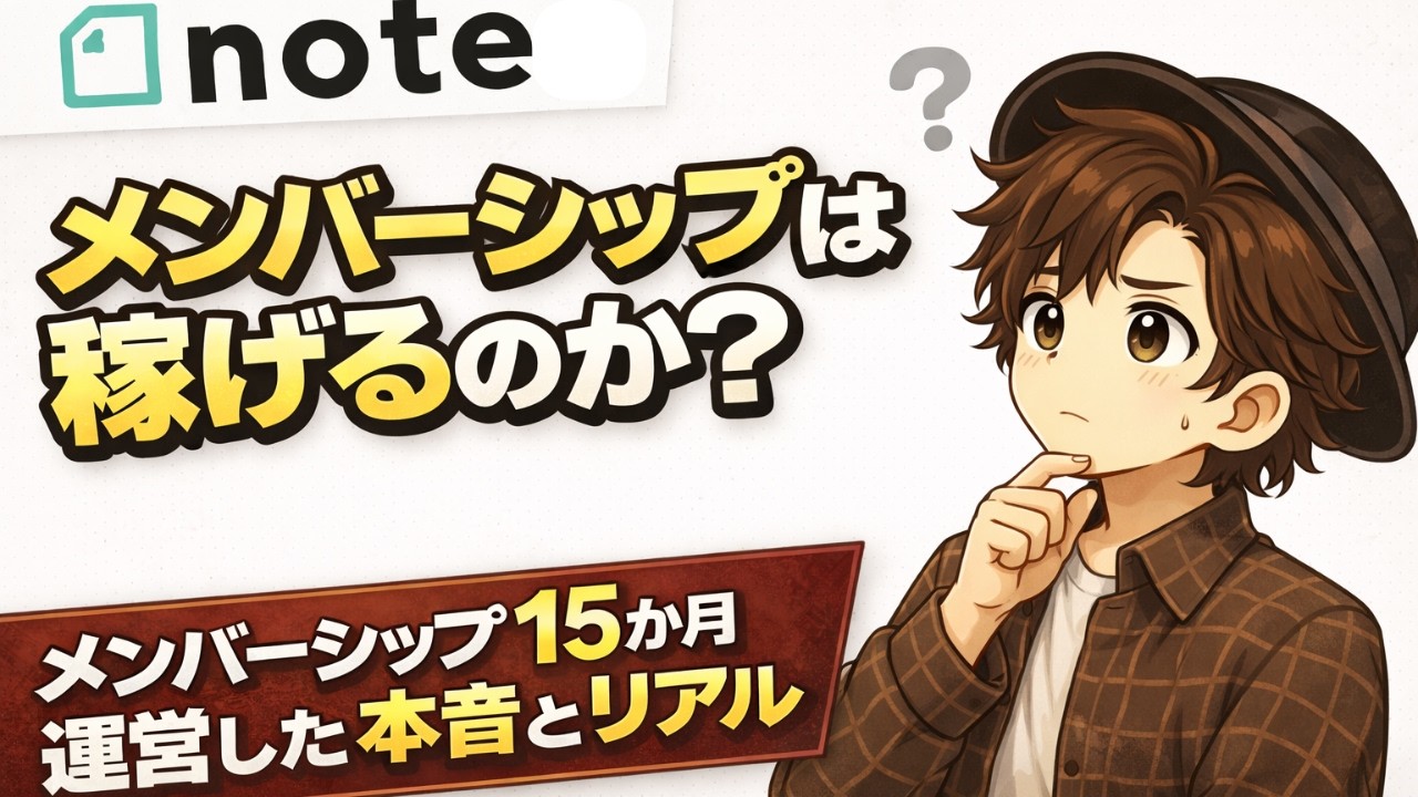 noteメンバーシップは稼げるのか？メンシプ15か月運営した収益化の本音とリアル（副業勢におすすめは...？）