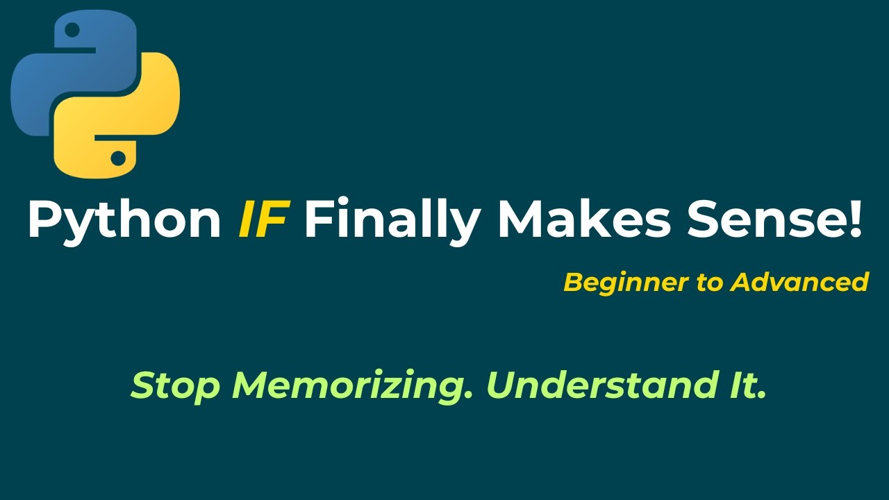 If Statements in Python — How Python Makes Decisions