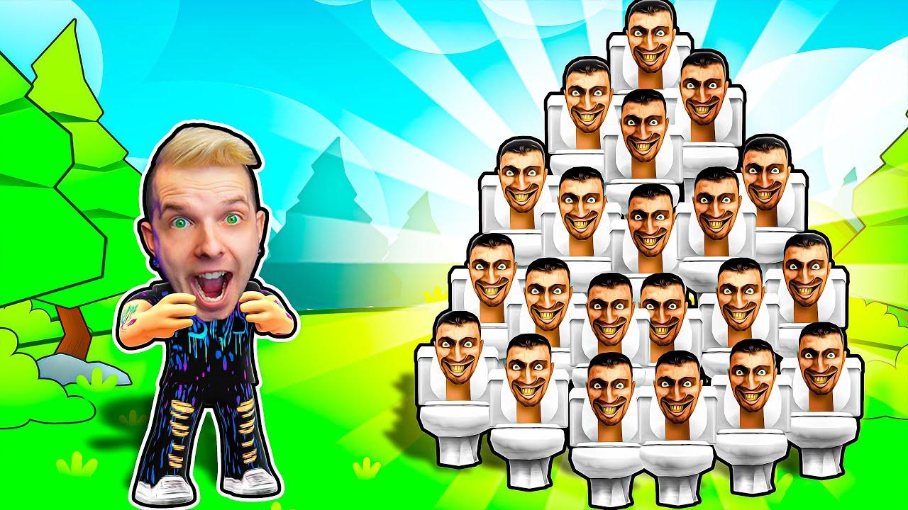 ZBUDOWAŁEM OGROMNĄ WIEŻĘ ZE SKIBIDI TOILET!