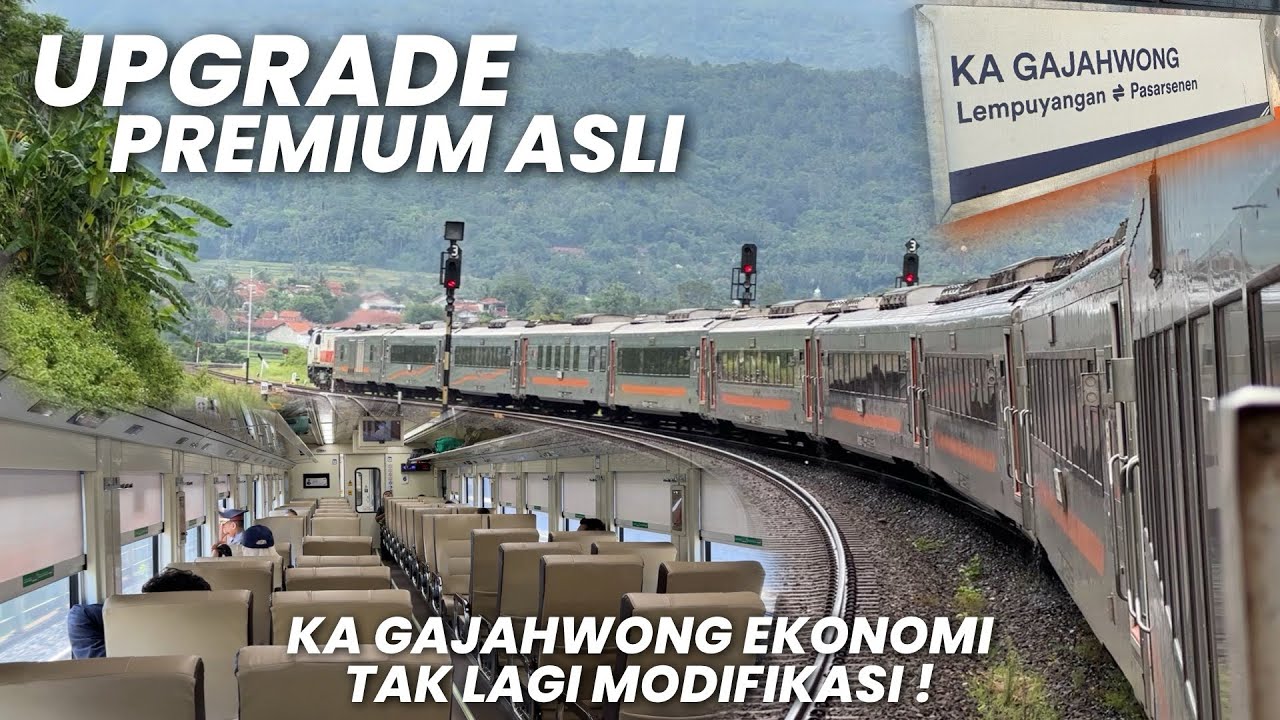 COCOK UNTUK LIBURAN KERETA NYAMAN HARGA TERJANGKAU‼️Naik KA Gajahwong Premium Jakarta - Yogyakarta