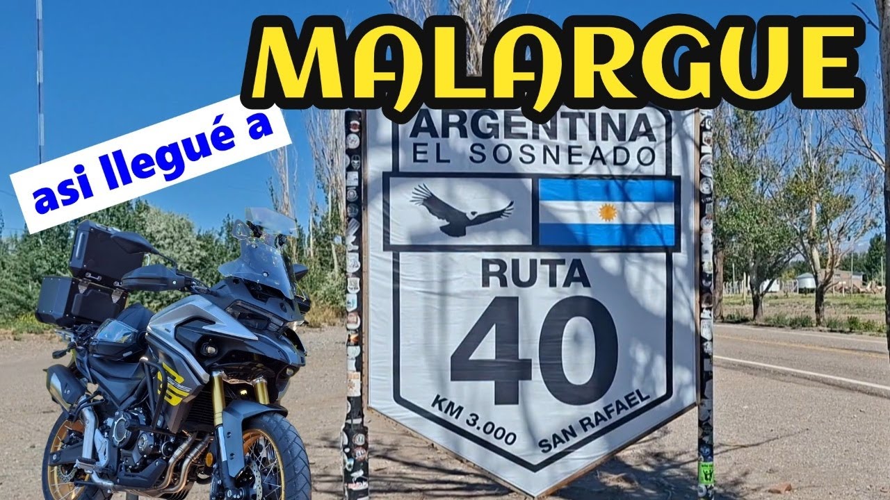 Así llegué a MALARGUE,  paso por el SOSNEADO! #voge525dsx #mendoza #trail #chile