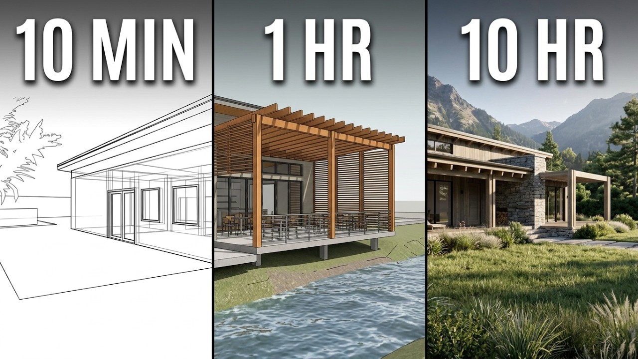 The Architect’s Design Challenge | 10 Minutes vs 1 Hour vs 6 Hours
