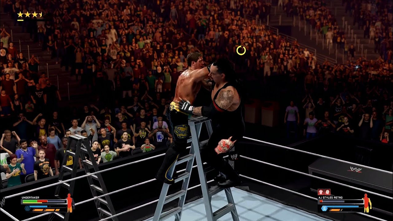 WWE Judgment Day 2009 Undertaker vs. AJ Styles Ladder Title Match