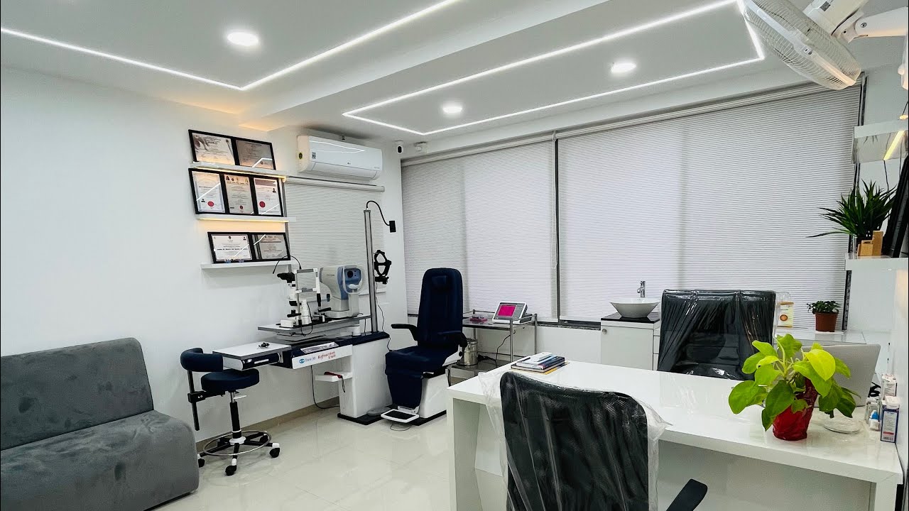 Eye Clinic Design For Dr. Chinmay Kharade and Dr. Sonali Narke Kharade | Pune | Grey Space Interiors