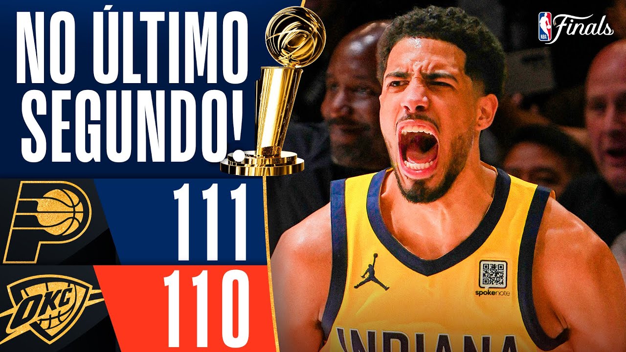 HALIBURTON faz o INACREDIT&Aacute;VEL, PACERS viram e vencem Jogo 1 das Finals - Os minutos finais INSANOS