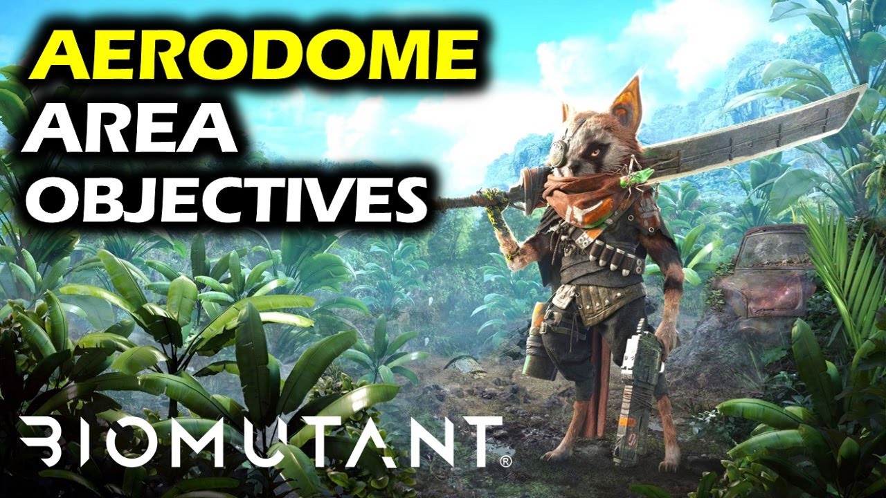 Aerodome: Area Objective Locations | Serodrome Superb loot | Biomutant Collectibles Guide