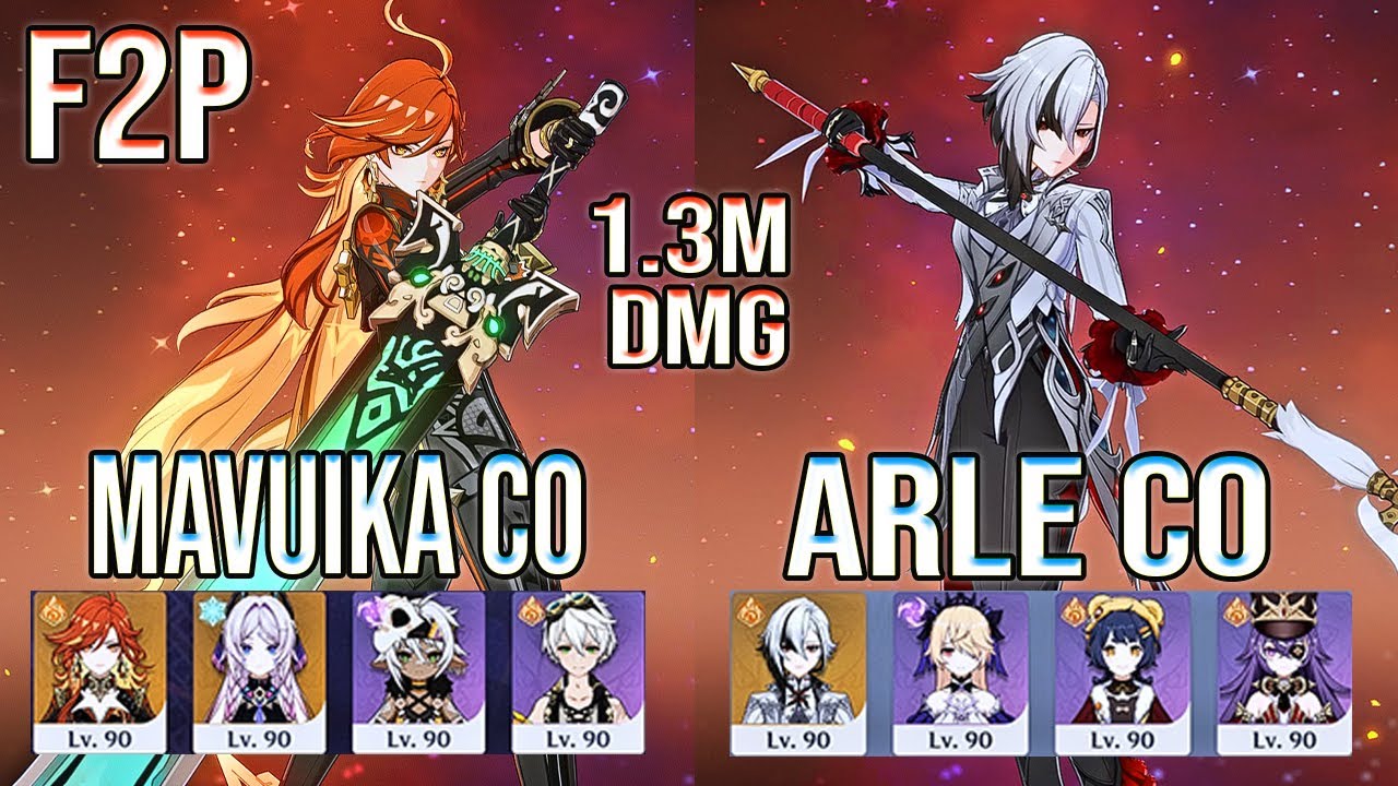 Try Mavuika C0 Rainslasher & Arlecchino C0 Overload Second Half Spiral Abyss Floor 12 Genshin Impact