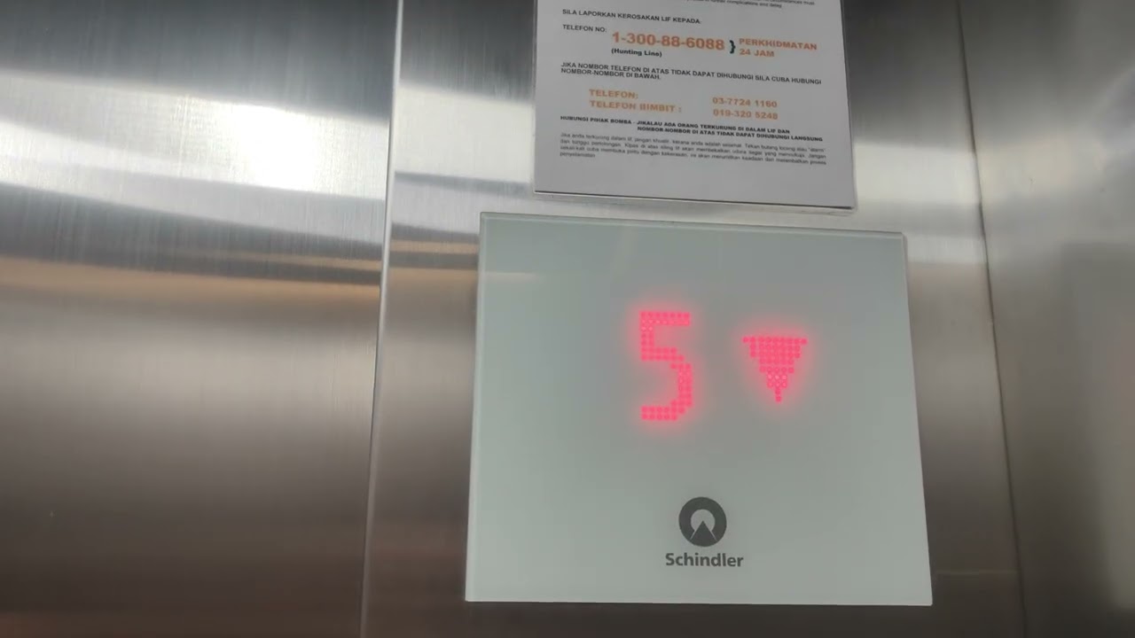 2 Schindler elevator at Mercure Penang Beach Hotel, Penang, Malaysia