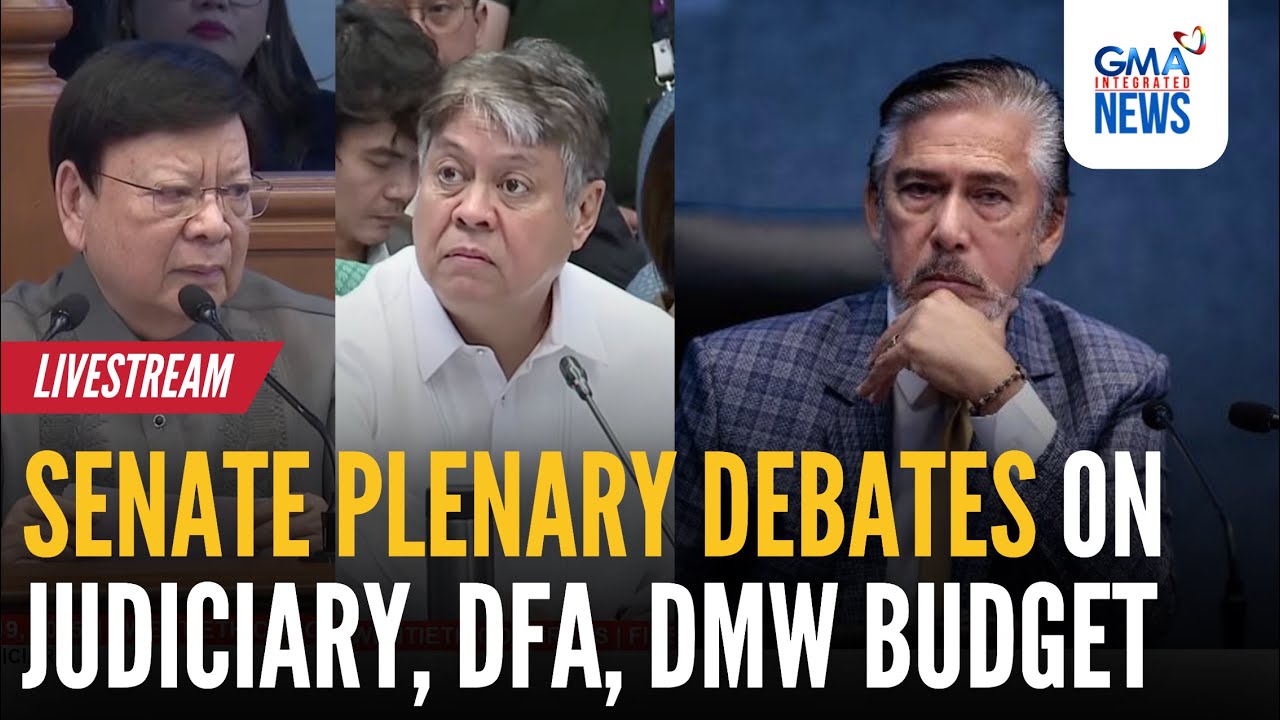 LIVE -  Senate plenary debates on Judiciary, DFA, (Nov. 19, 2025) - Replay | GMA Integrated News