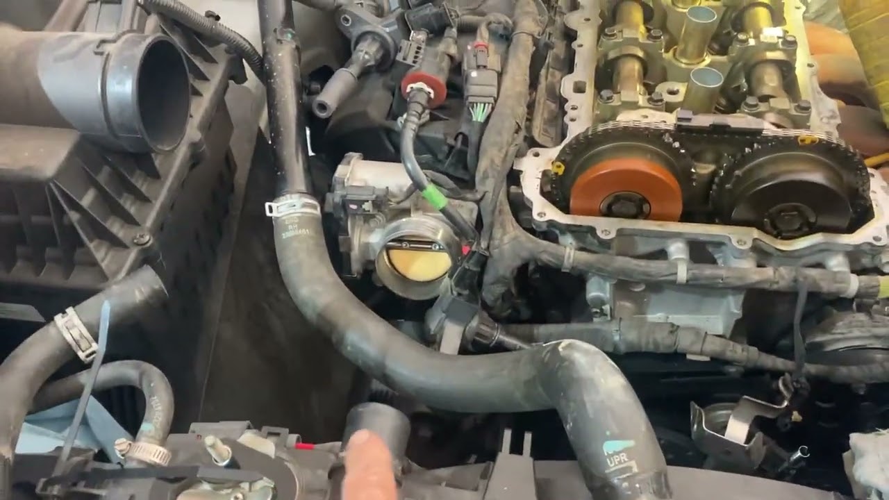 2016 Chevy Colorado failed thermostat bypass tube hose replacement and Water Outlet on 2.5L