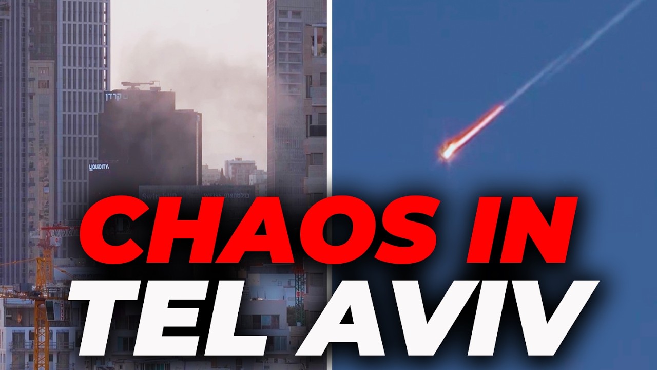 SIRENS and CHAOS in TEL AVIV as IRAN Launches NEW MISSILE ATTACK | War ESCALATES