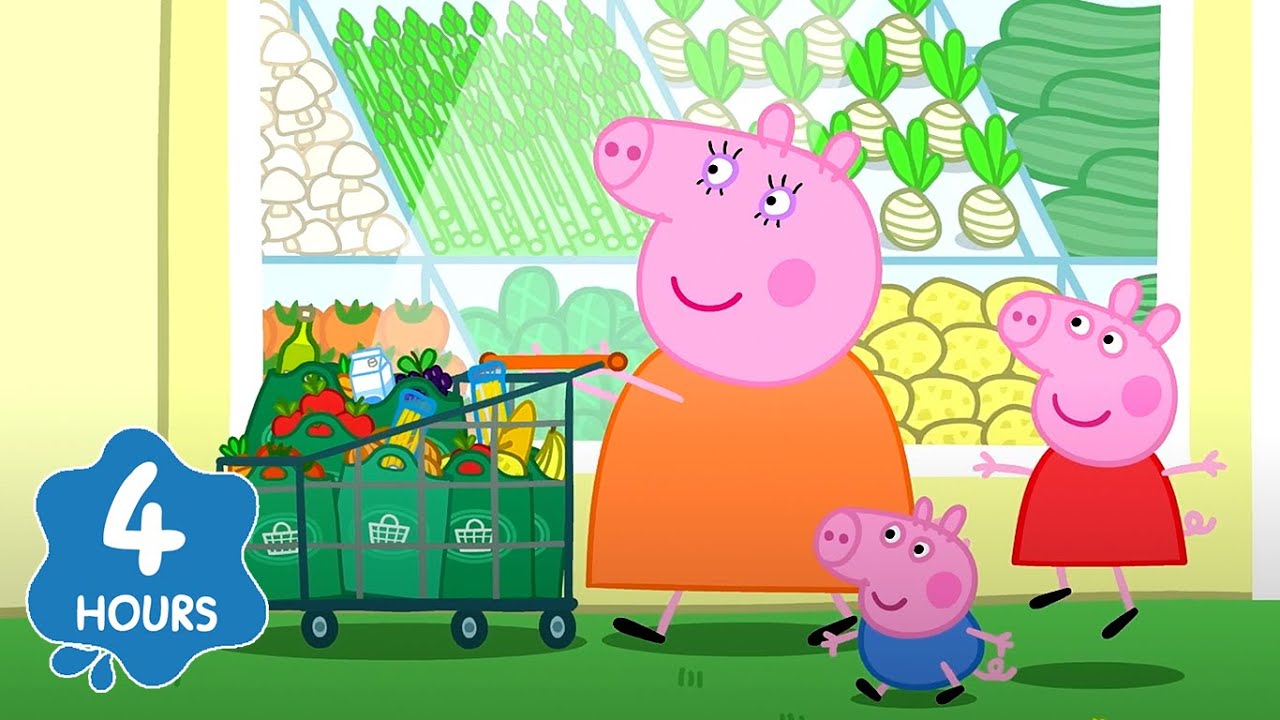 Peppa Pig Shops for Vegetables! 🐷 | Peppa Pig | Full Episodes | Cartoons for Kids