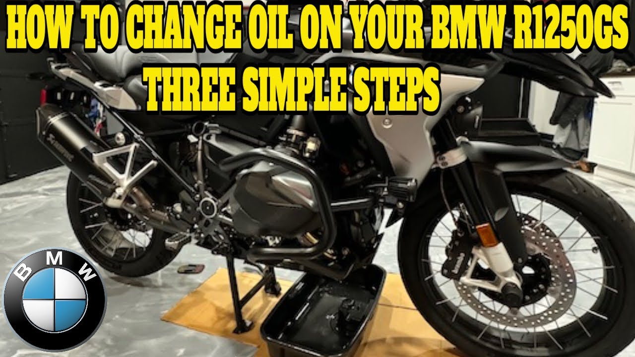 КАК ЗАМЕНИТЬ МАСЛО НА BMW R1250GS | ПРОСТЫЕ ШАГИ!