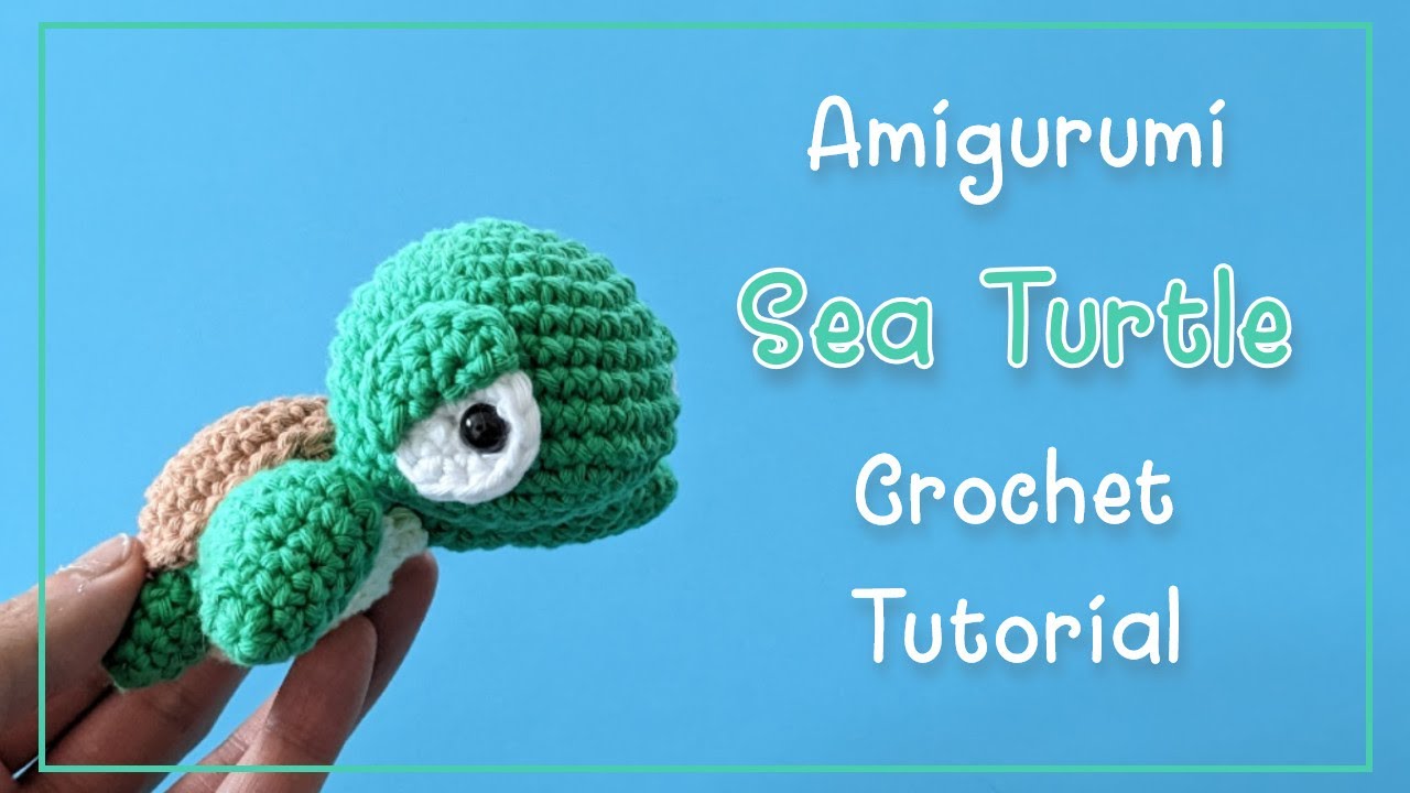 Amigurumi Sea Turtle Crochet TURTorial (Left-handed Version)