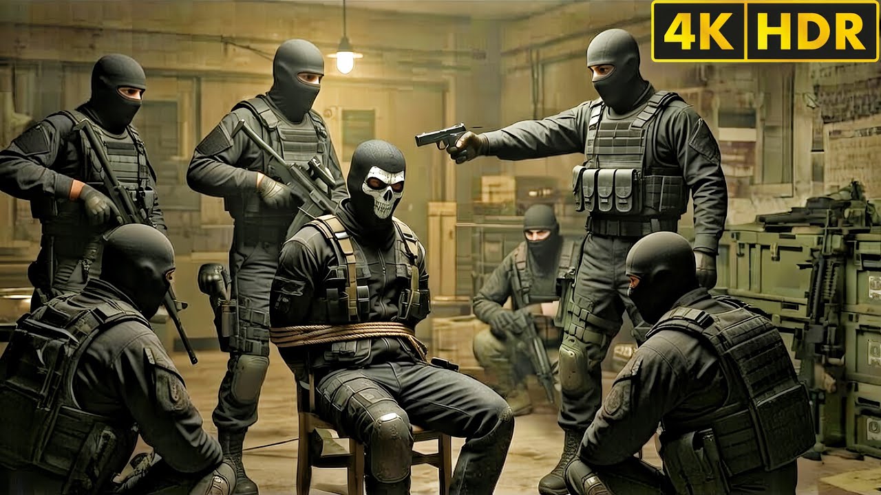 AJAX RESCUE GONE WRONG!  San Diego Stadium Attack | COD Ghosts Struck Down 4K HDR Gameplay