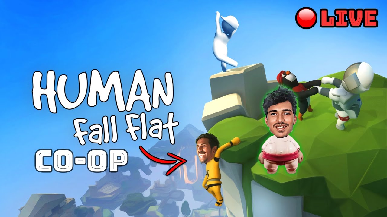 🔴 You Laugh You Like/Comment 😂😂 HUMAN FALL FLAT SPLITSCREEN CO-OP Tamil Live