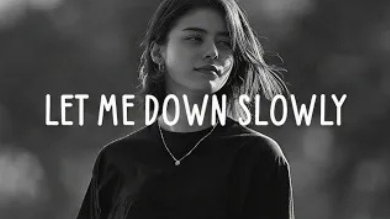 Let Me Down Slowly 💔 | A Love That Hurt Too Quietly