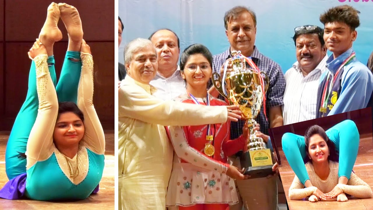 Pooja Patel, Gujrat, Awesome Performance & Prize Giving Part-2, 1st Asian Yoga Championship 2019