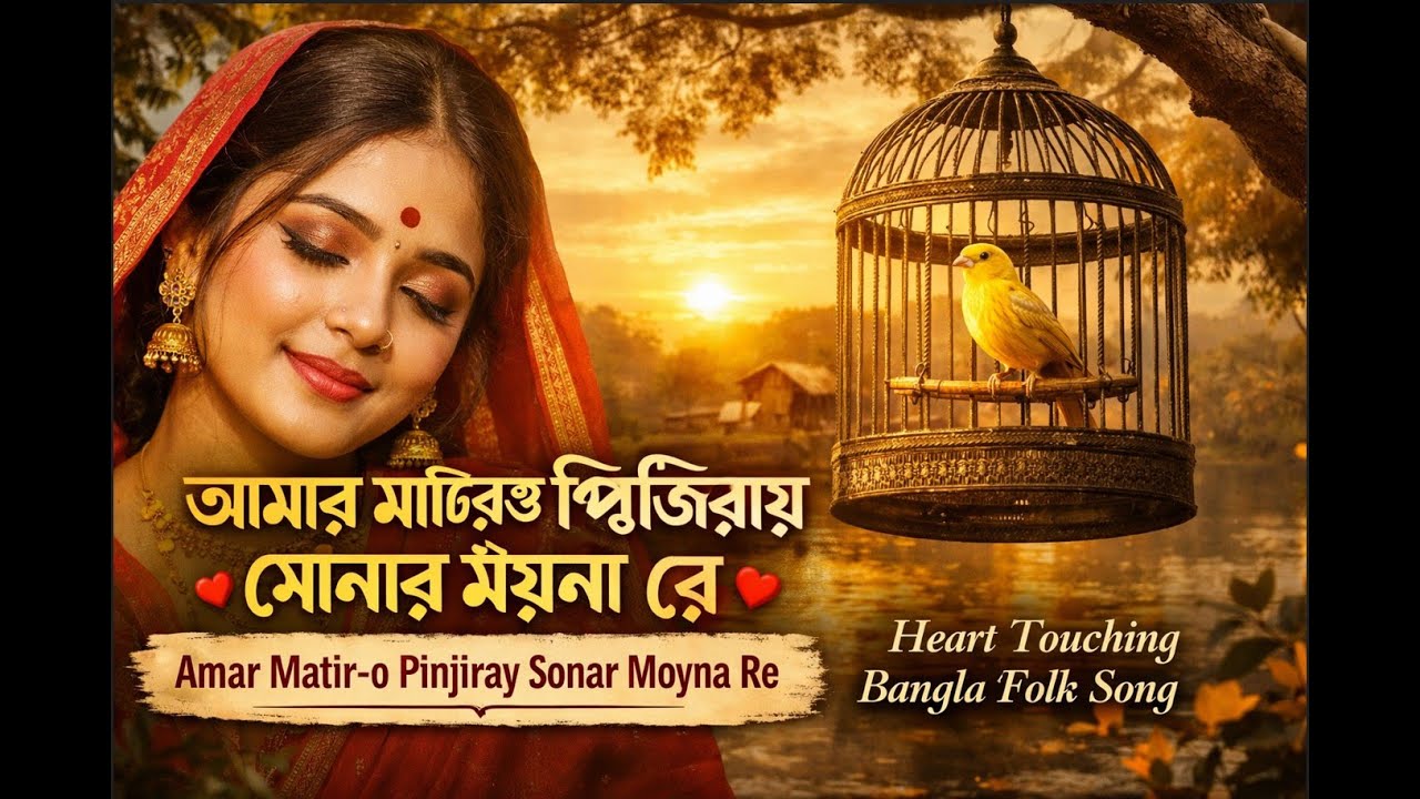 Amar Matir-o Pinjiray Sonar Moyna Re আমার মাটিরও পিঞ্জিরায় সোনার ময়না রে @nazam360