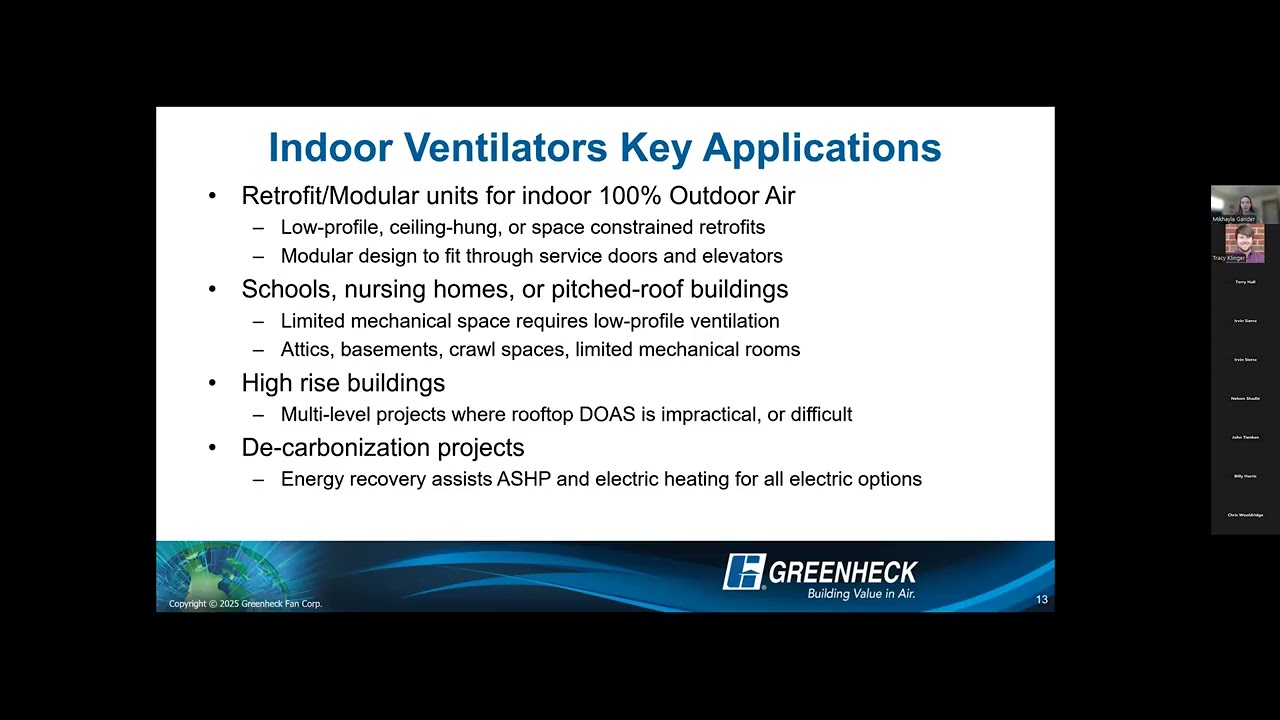 Applied Equipment Designs & Applications with Greenheck