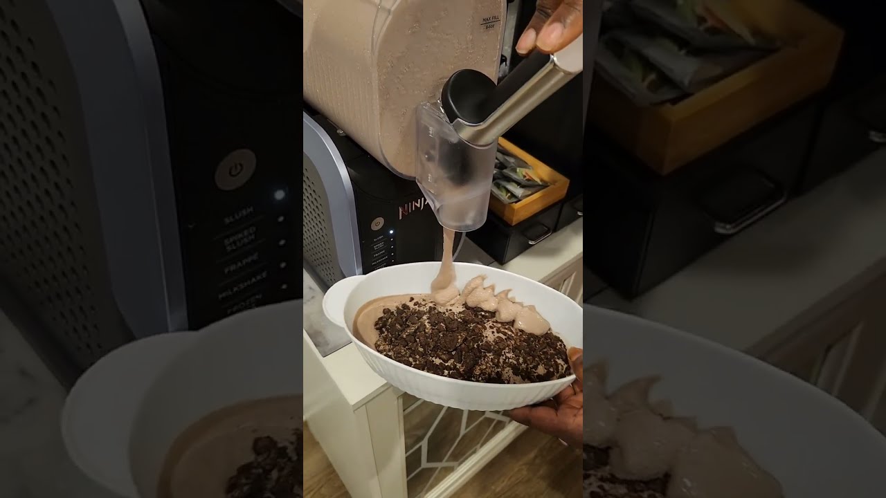 How to turn soft serve to ice cream in the Ninja Slushi!