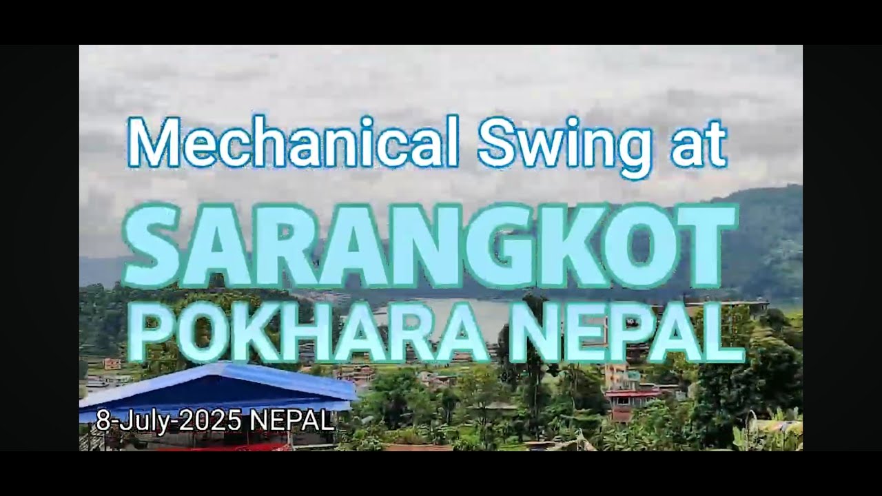 Feel the Adrenaline Rush on Nepal’s Highest Mechanical Swing at Sarangkot, Pokhara
