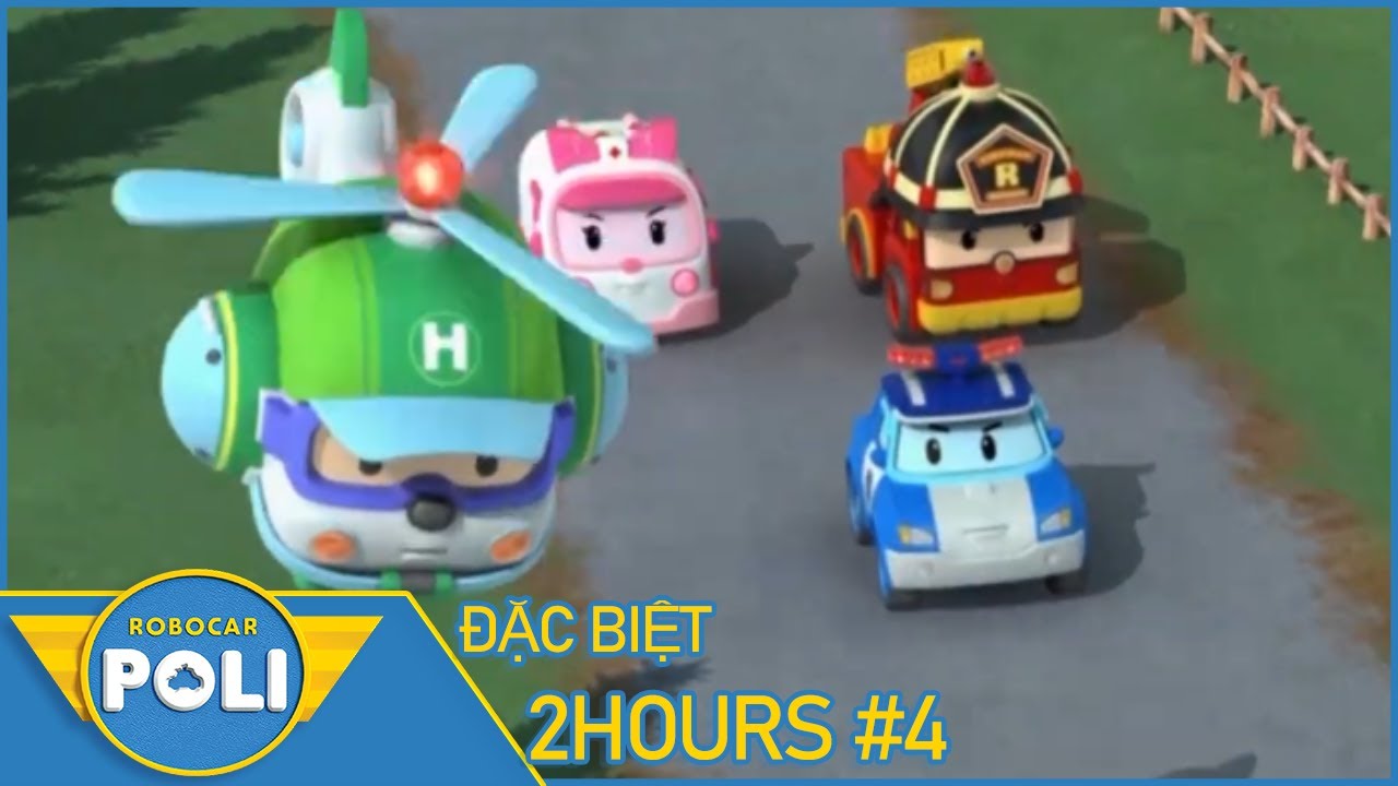 POLI và Những Người Bạn ĐẶC BIỆT 2H # 04 : Đội Xe Cứu Hộ Robocar Poli | Phim Hoạt Hình Hay Nhất