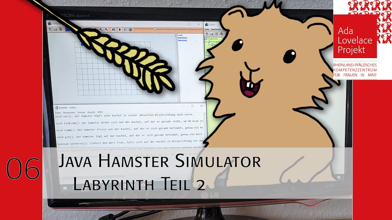 Ada programmiert | #23 | Java-Hamster Simulator | Teil 07 | Labyrinth Teil 2