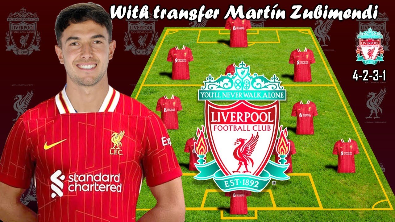 LIVERPOOL FC | LIVERPOOL POTENTIAL STARTING LINEUP WITH TRANSFER MART&Iacute;N ZUBIMENDI