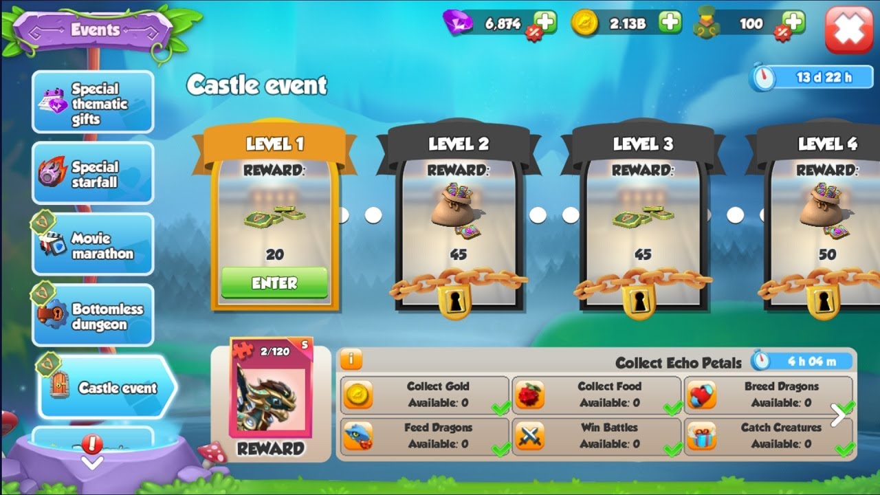 Begin Freyr and Chrono Odin Dragon Castle Event | Mini Divine Event | Dragon Mania Legends