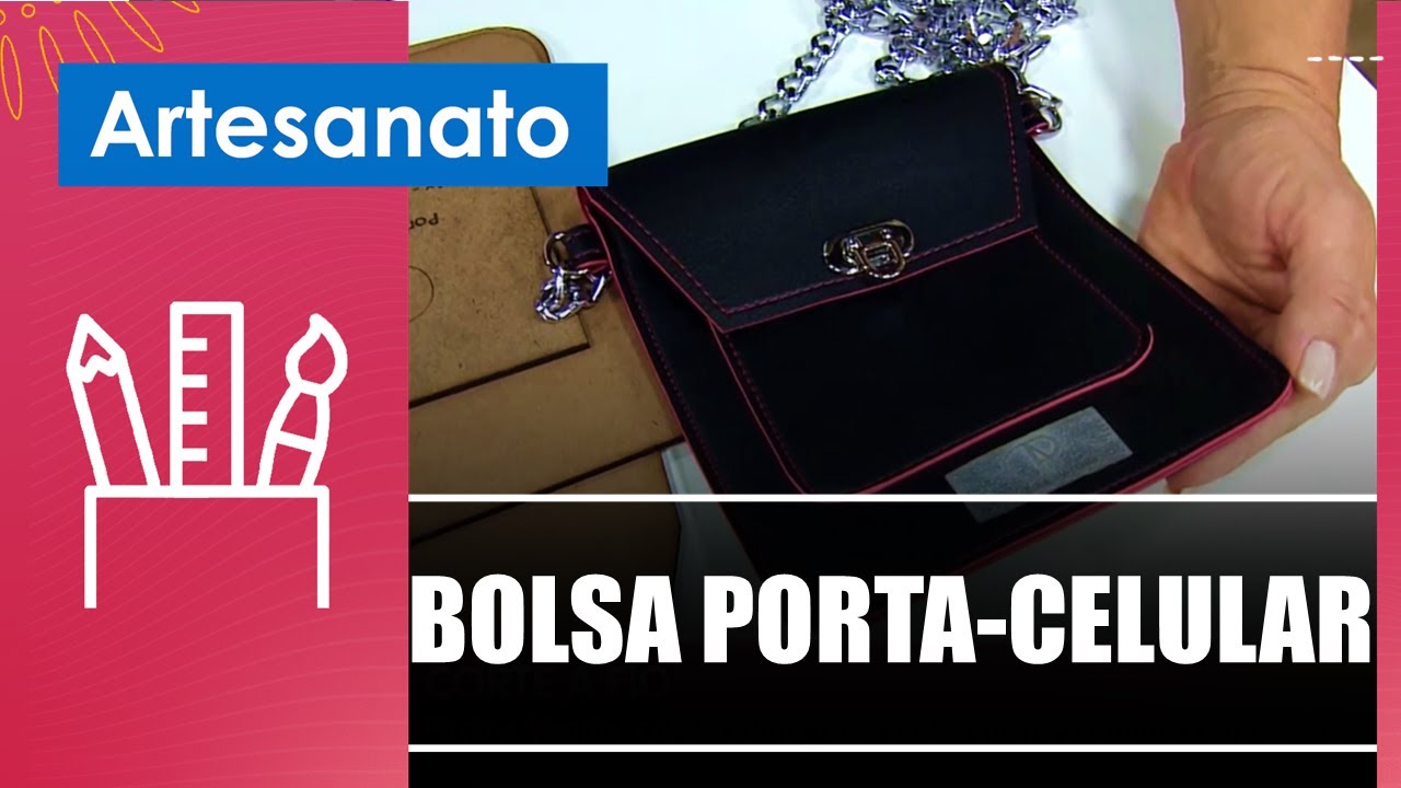 Faça uma bolsa porta-celular com a técnica do corte a fio com a artesã Cláudia Peres – 26/09/23