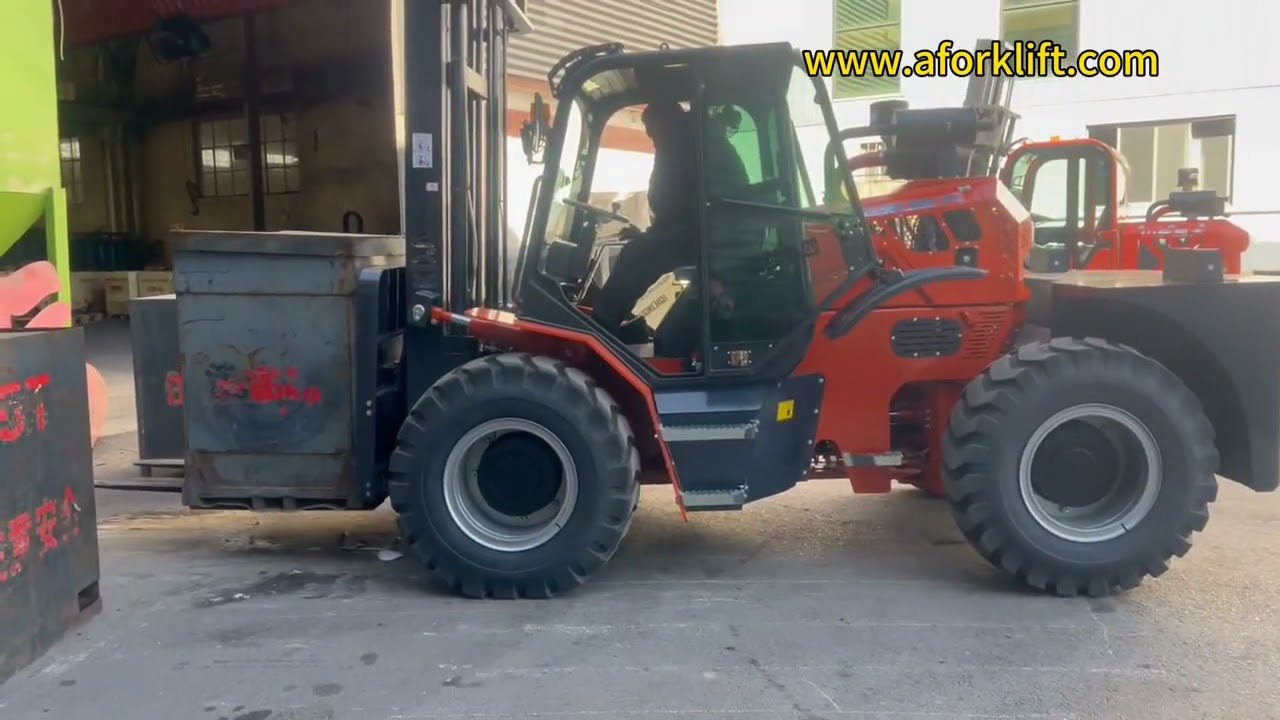  4WD Rough Terrain Forklift ULTIMATE Test | Lift 5T to 4M & 3.5T to 5M 🚨 DANGEROUS - Do Not Attempt