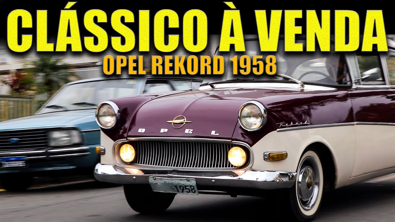 CLÁSSICO À VENDA: Opel Olympia Rekord 1958