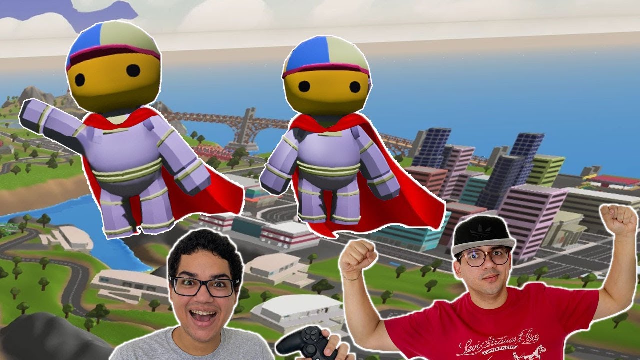 VIRAMOS SUPER-HER&Oacute;IS POR UM DIA NA CIDADE DE MASSA DE MODELAR! (Wobbly Life)