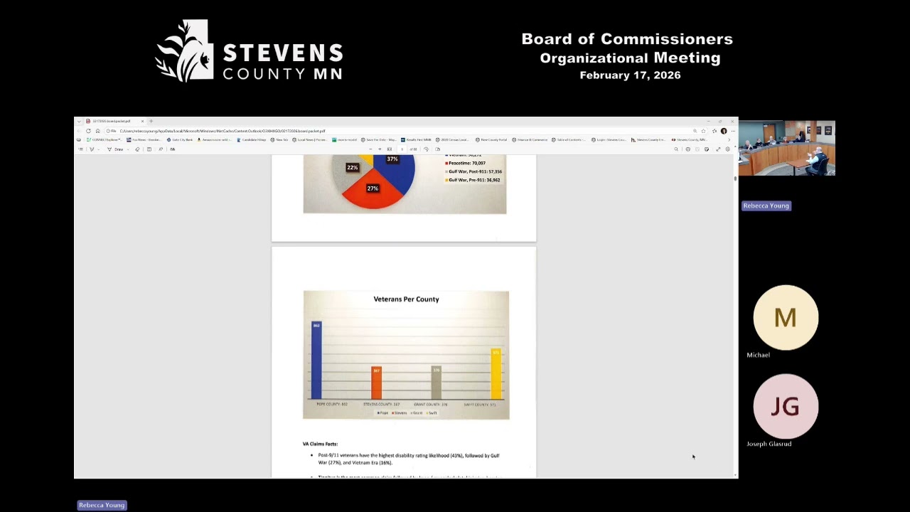 Stevens County Board of Commissioners Regular Meeting 02/17/2026