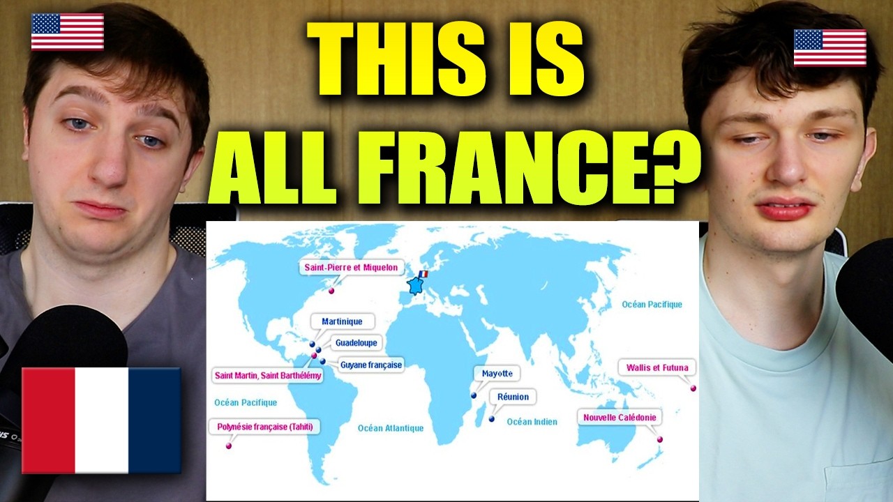 Americans React to French Overseas Territories Explained!
