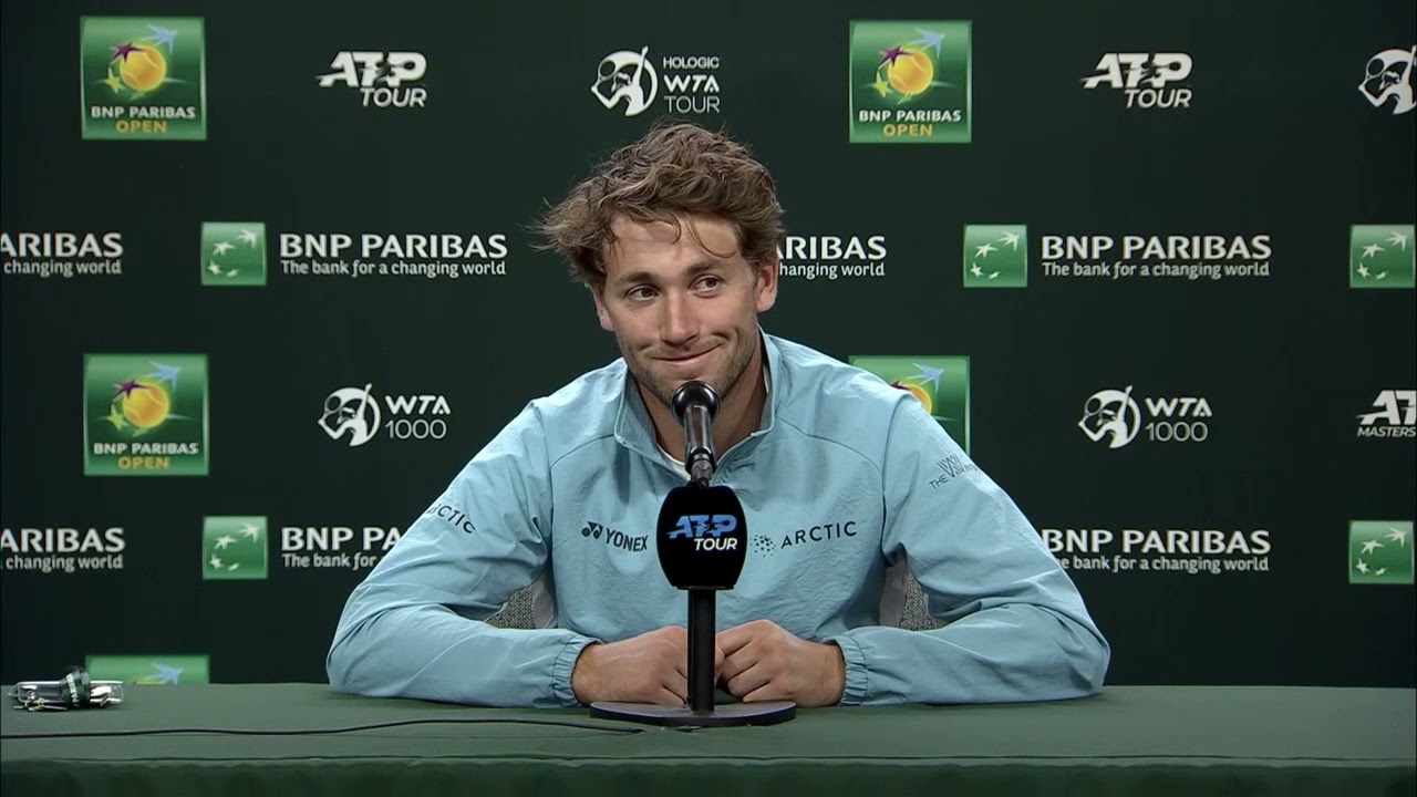 Casper Ruud Pre Tournament Presser BNP Paribas Open 2023