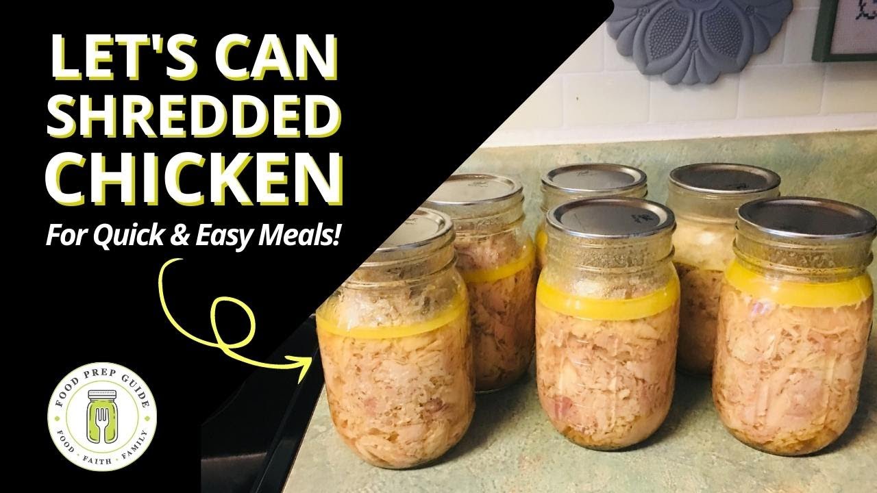 Canning Shredded Chicken