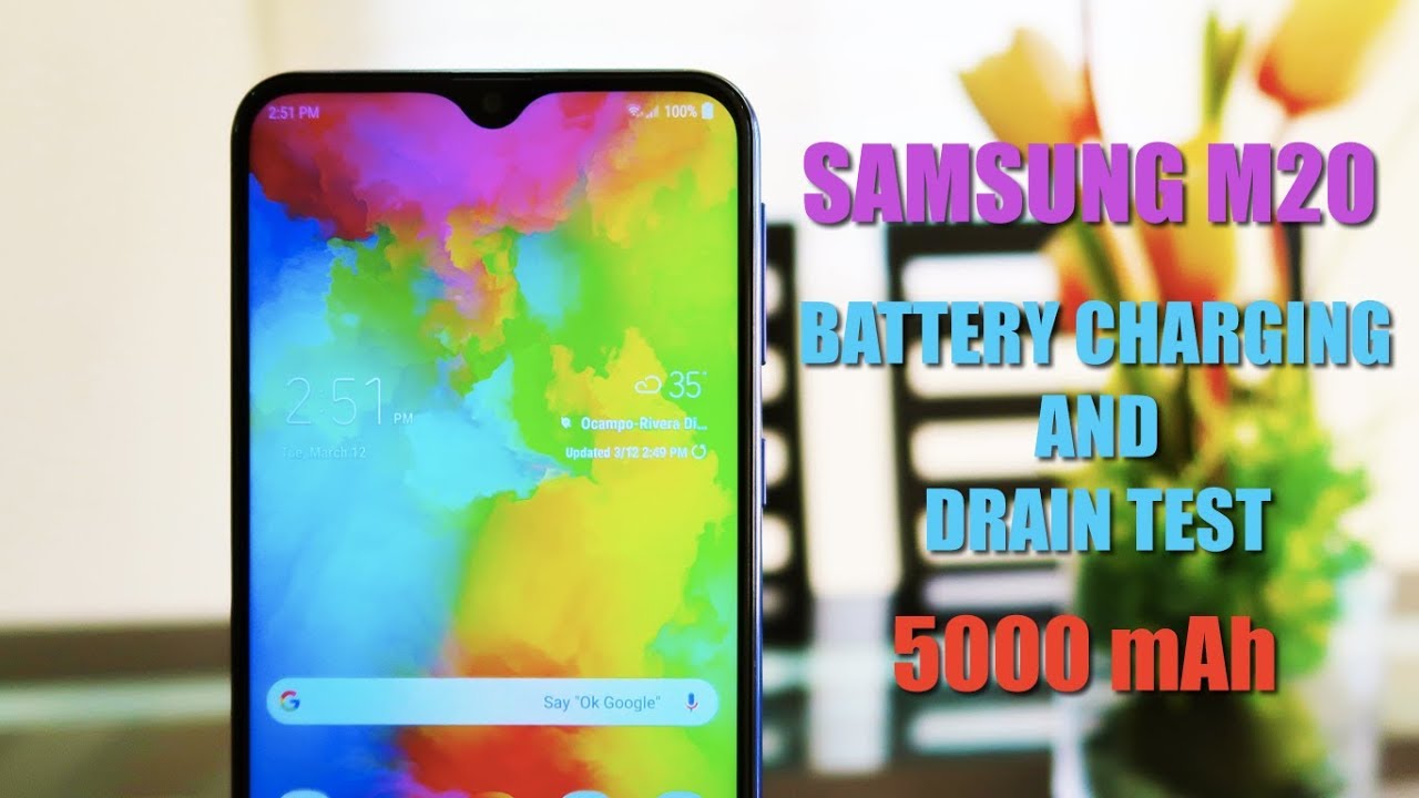 Samsung M20 Charging & Realistic Battery Drain Test | Zeibiz