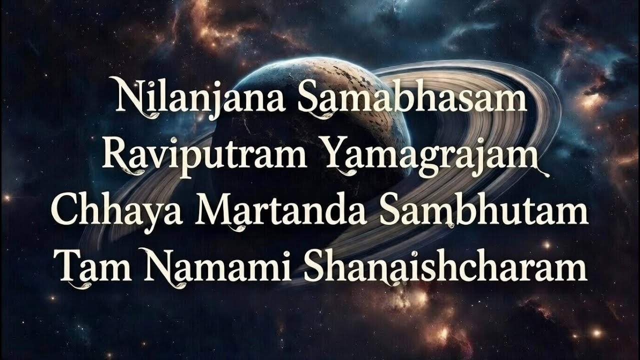 Shani Gayatri Mantra | Powerful Shani Dev Mantra 108 Times | Protection from Sade Sati & Shani Dosh