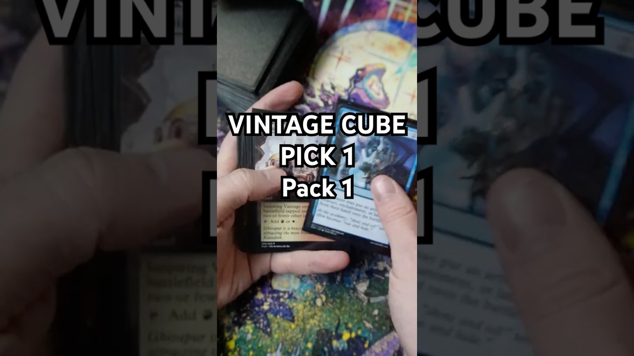Винтажный куб! Какую карту вы выберете в первом паке? #Magicthegathering #mtg