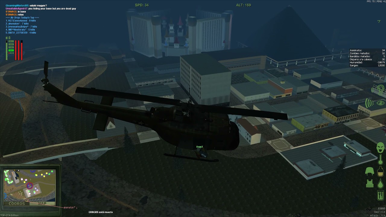 Reveal//Air combat/PVP/Hackers// MTA DayZ TOP-GTA