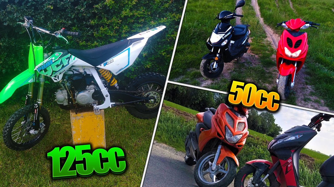 ON RESSORT LA 125 YCF ET NOS SCOOTER DEVIENNENT DES CROSS (Wheeling,Délires...)