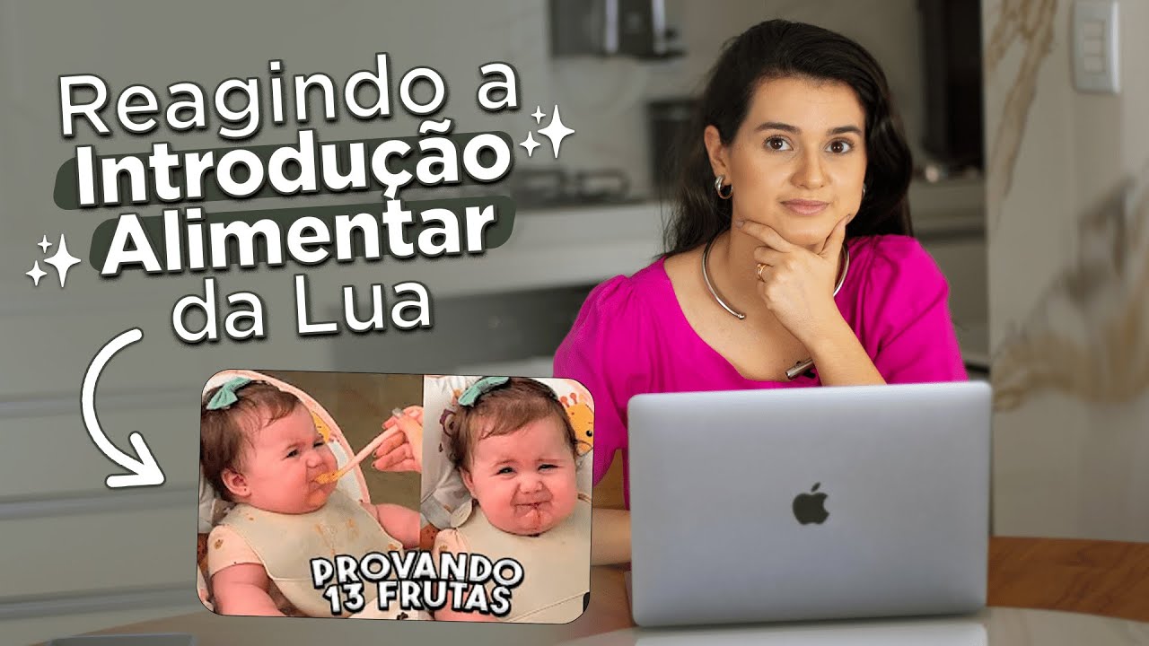 Reagindo a INTRODUÇÃO ALIMENTAR DA LUA | Experimentando 13 frutas