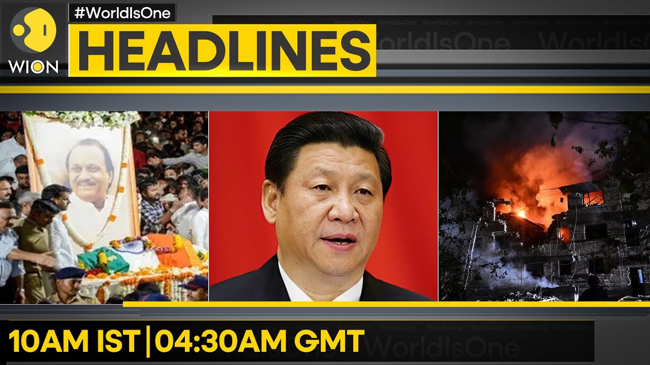 Ajit Pawar's Mortal Remains Taken to Katewadi | Xi: China & UK Must Strengthen Ties | HEADLINES