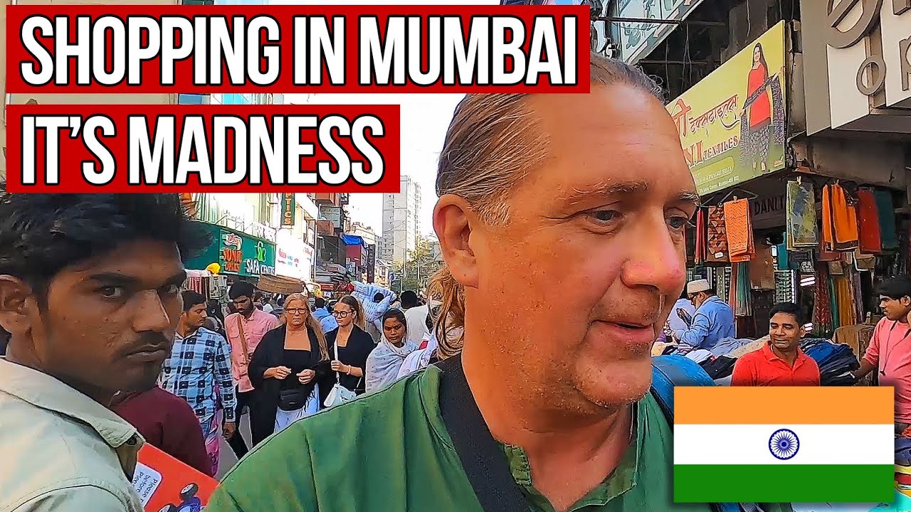 Mumbai Hotel rooftop and shopping around Crawford Market