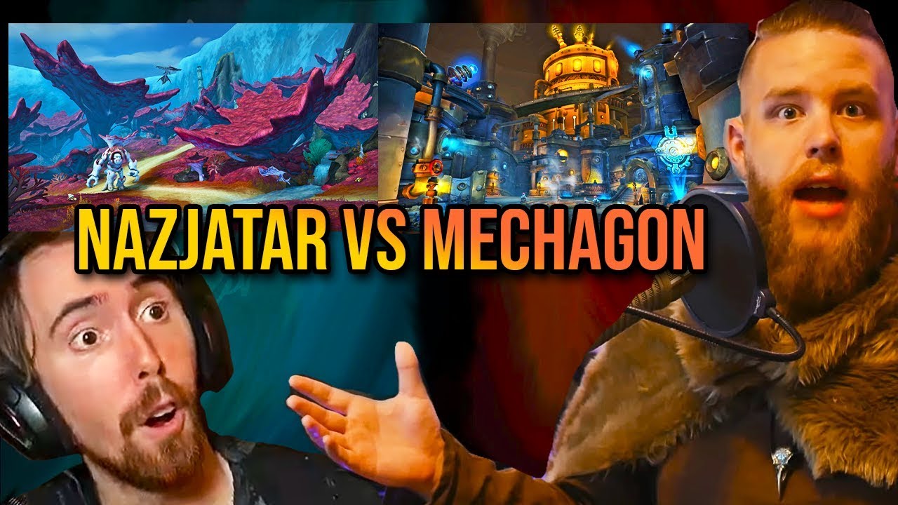 Asmongold Comments On Mechagon vs Nazjatar (WoW Patch 8.2) - Nixxiom