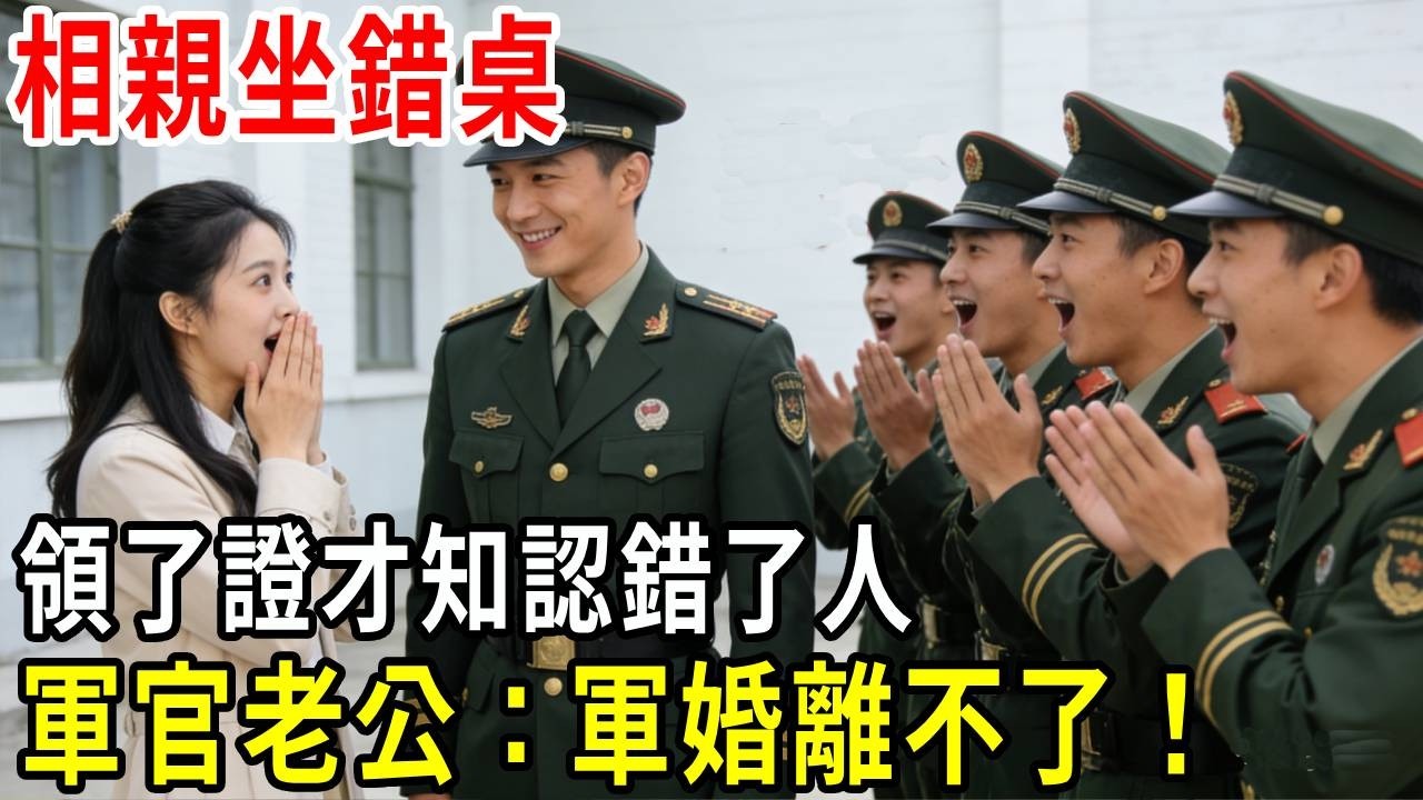 相親坐錯桌，領了證才知認錯了人，軍官老公邪魅一笑：軍婚離不了！#掉馬甲#甜寵 #閃婚#情感故事 #霸道總裁 #婚姻#都市愛情 #先婚後愛 #霸道總裁 #灰姑娘#爽文 #婚姻