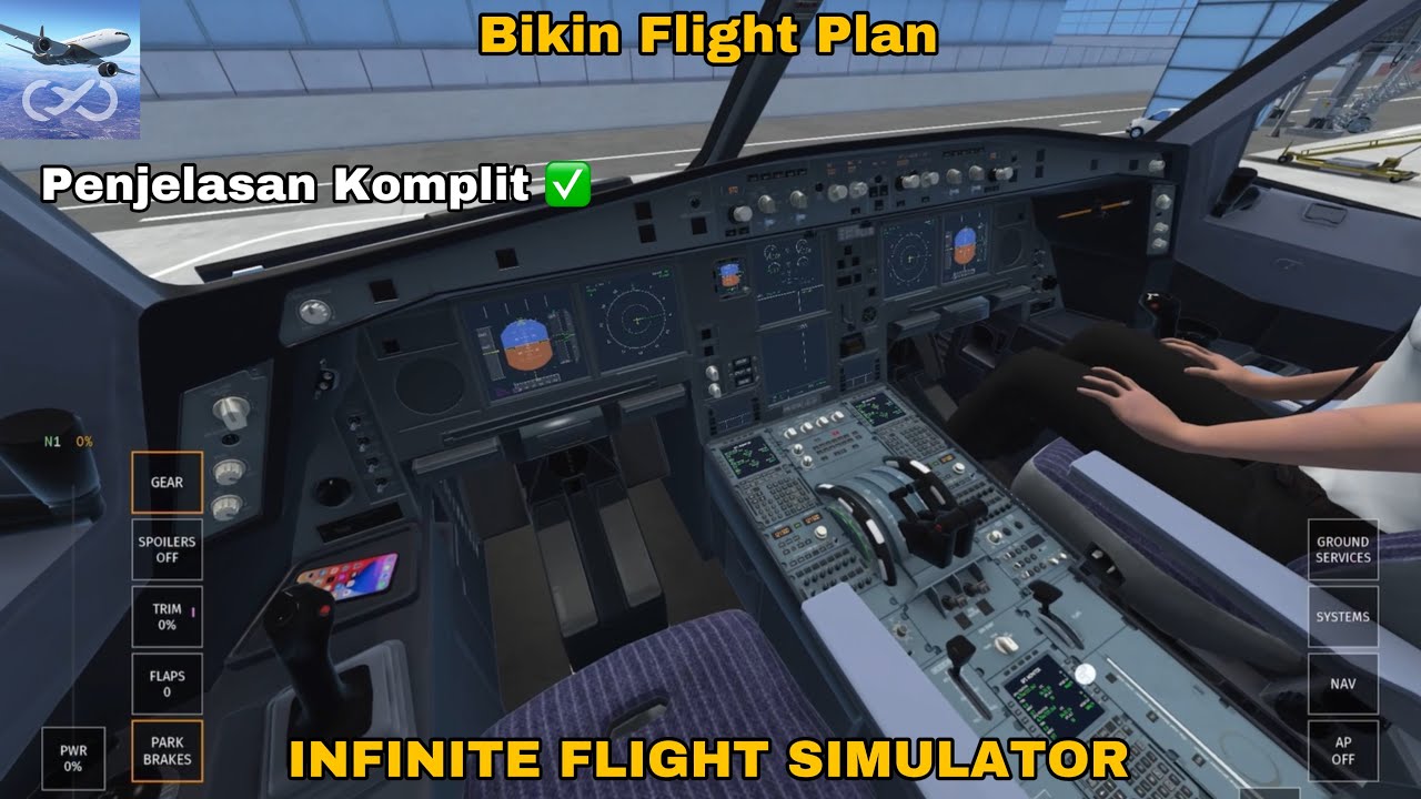 Cara mudah bikin Flight Plan di Infinite Flight Simulator || Tutorial FMS || Infinite Flight ||